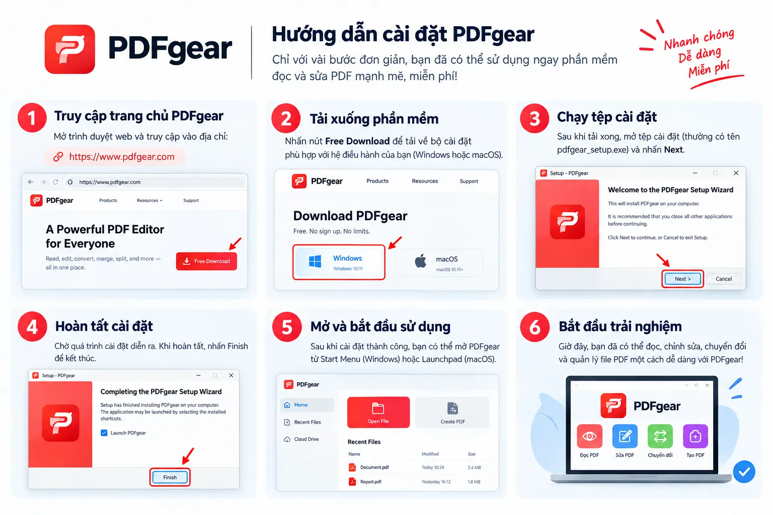 Hướng Dẫn Cài đặt Phần Mềm Đọc Và Sửa PDF Thay Thế Acrobat
