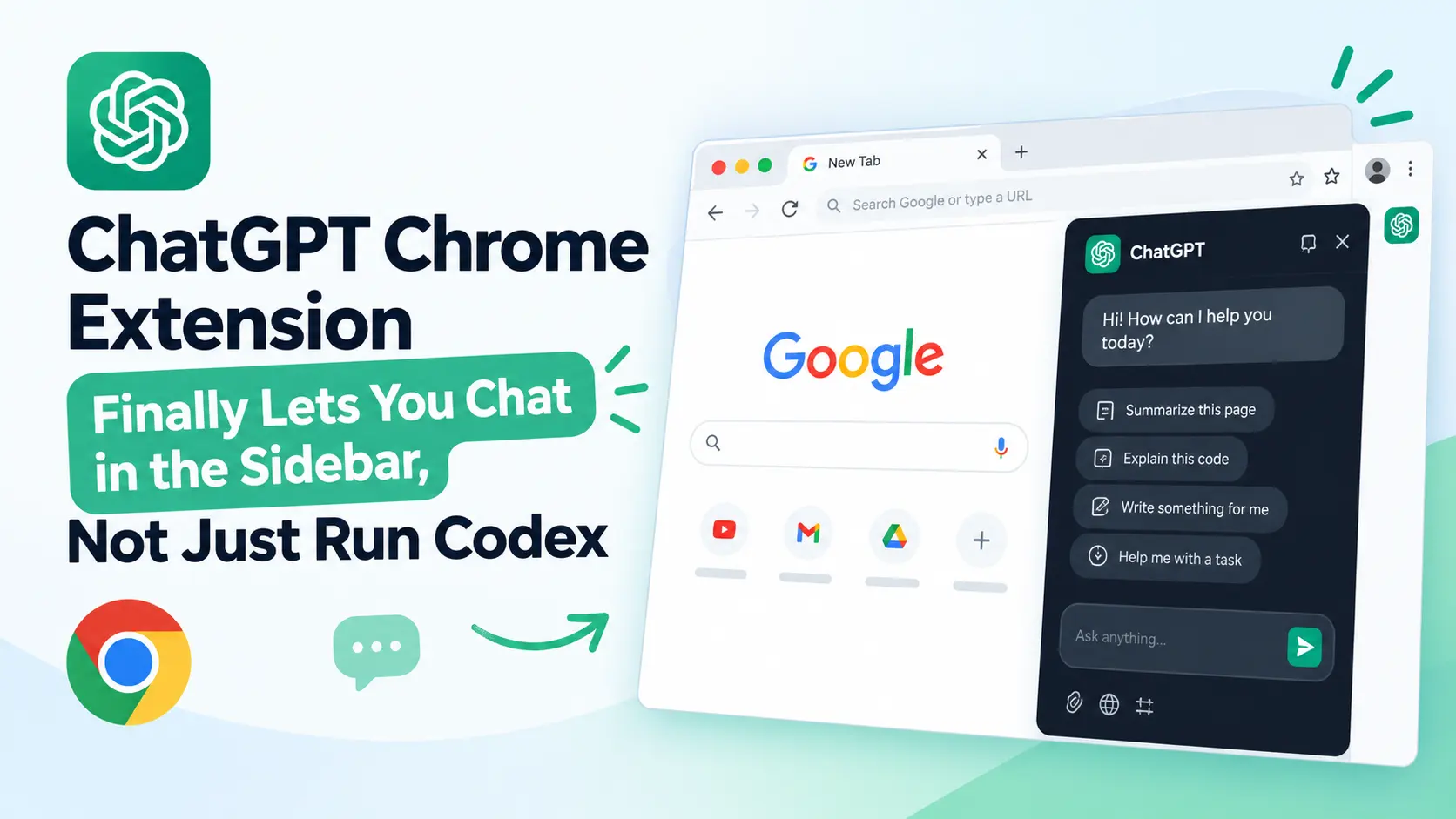 ChatGPT Chrome Extension Finally Lets You Chat in the Sidebar, Not Just Run Codex 1 ChatGPT Chrome Extension Finally Lets You Chat In The Sidebar, Not Just Run Codex (2)